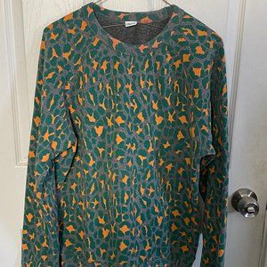 Clare V. Leopard Print Crewneck Sweatshirt